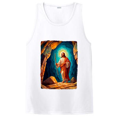 Jesus Christ Scene Portrait PosiCharge Competitor Tank