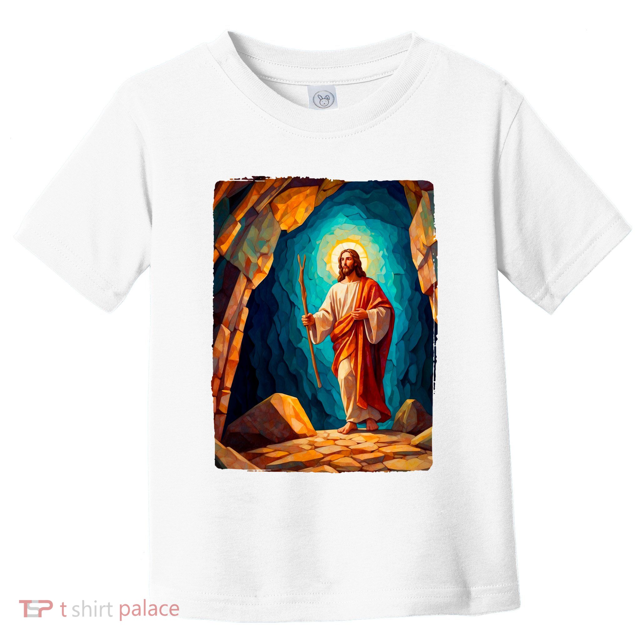 Jesus Christ Scene Portrait Toddler T-Shirt