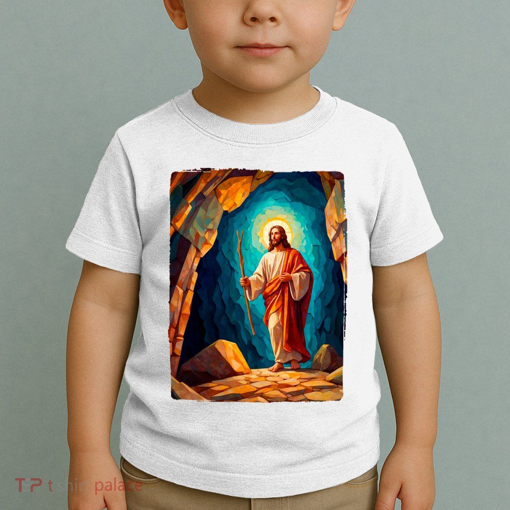 Jesus Christ Scene Portrait Toddler T-Shirt