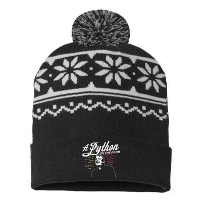 John Cleese Terry Jones A Python On The Prom USA-Made Snowflake Beanie