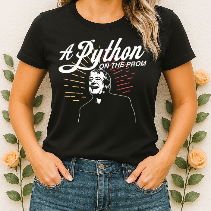 John Cleese Terry Jones A Python On The Prom Womens T-Shirt