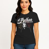 John Cleese Terry Jones A Python On The Prom Womens T-Shirt