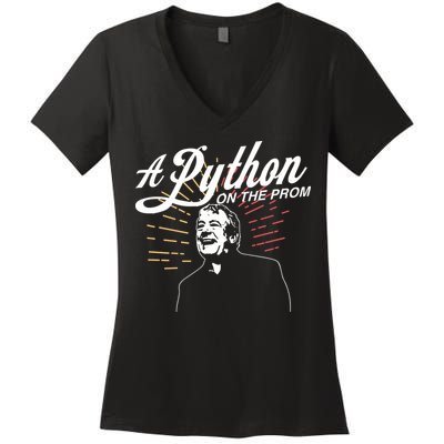 John Cleese Terry Jones A Python On The Prom Women's V-Neck T-Shirt