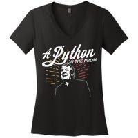 John Cleese Terry Jones A Python On The Prom Women's V-Neck T-Shirt