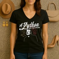 John Cleese Terry Jones A Python On The Prom Women's V-Neck T-Shirt