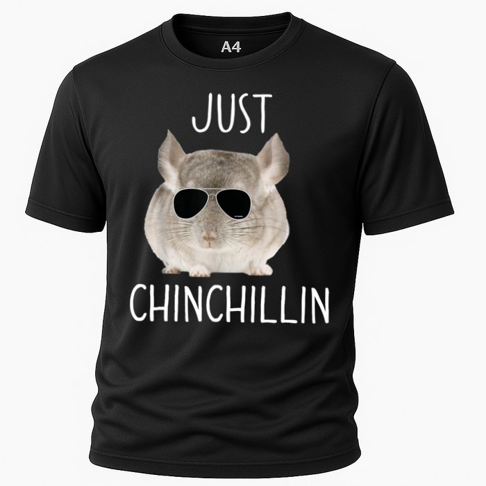 JUST CHINCHILLIN TSHIRT, CHINCHILLA, BRO, RELAXING, CHILLIN Cooling Performance Crew T-Shirt