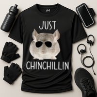 JUST CHINCHILLIN TSHIRT, CHINCHILLA, BRO, RELAXING, CHILLIN Cooling Performance Crew T-Shirt