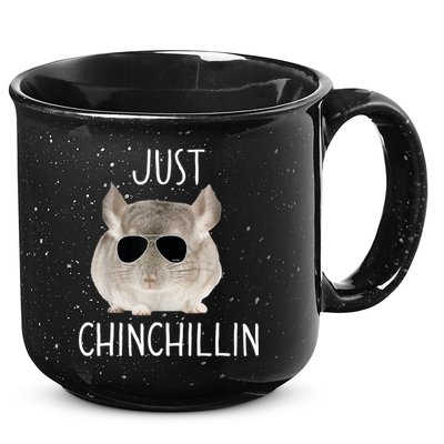 JUST CHINCHILLIN TSHIRT, CHINCHILLA, BRO, RELAXING, CHILLIN 15oz Campfire Ceramic Mug
