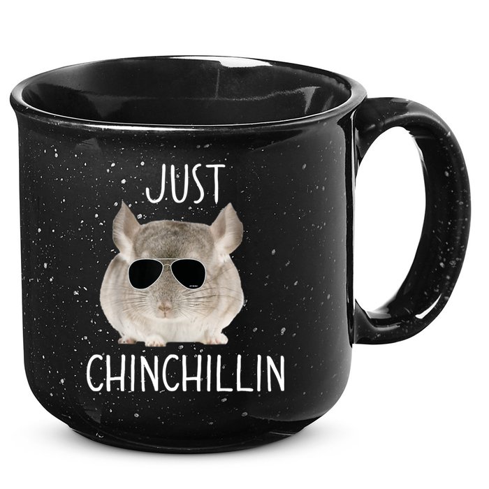JUST CHINCHILLIN TSHIRT, CHINCHILLA, BRO, RELAXING, CHILLIN 15oz Campfire Ceramic Mug