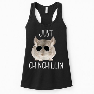 JUST CHINCHILLIN TSHIRT, CHINCHILLA, BRO, RELAXING, CHILLIN Womens Tank Top
