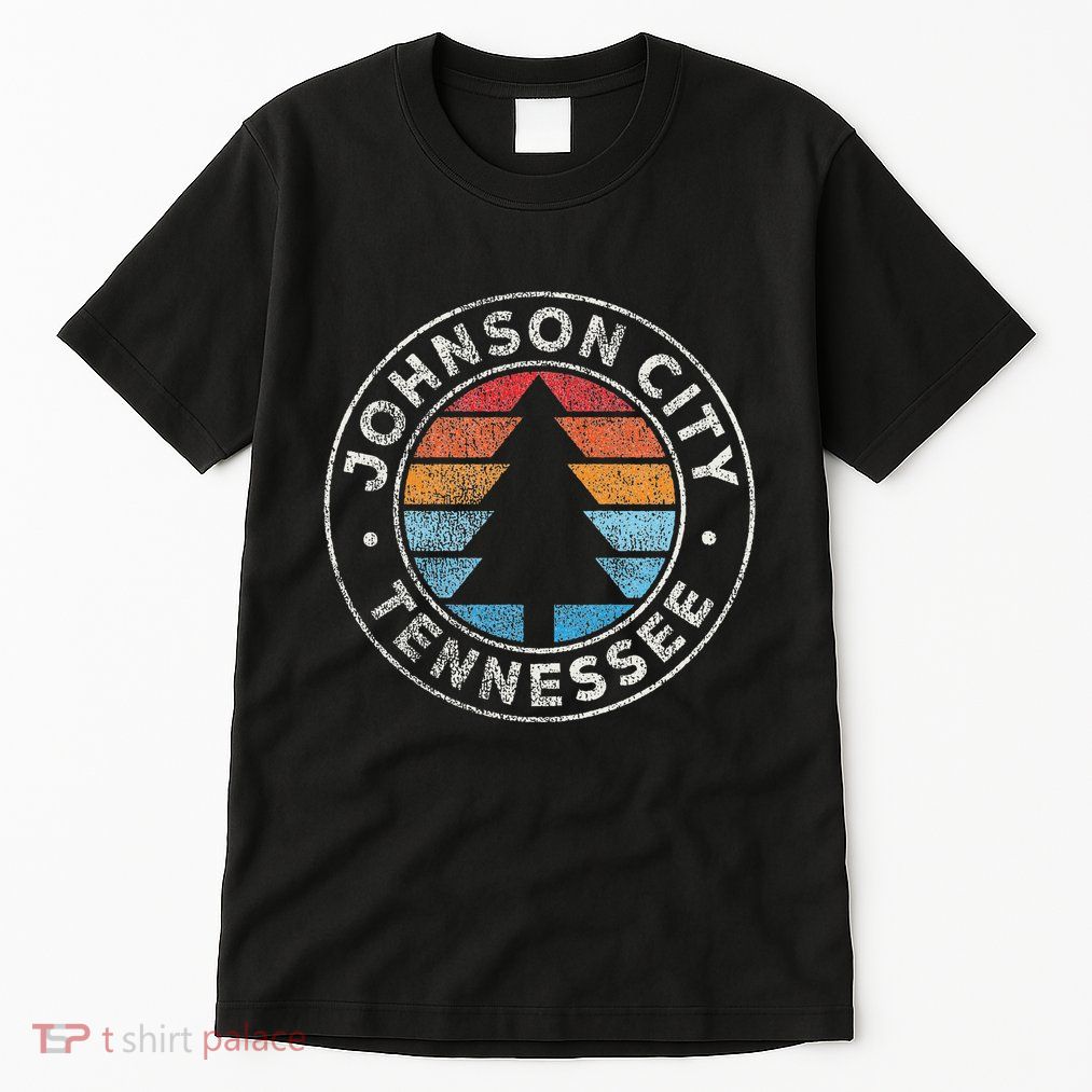 Johnson City Tennessee Tn Vintage Graphic Retro 70s Tall T-Shirt