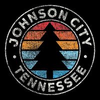 Johnson City Tennessee Tn Vintage Graphic Retro 70s Visor