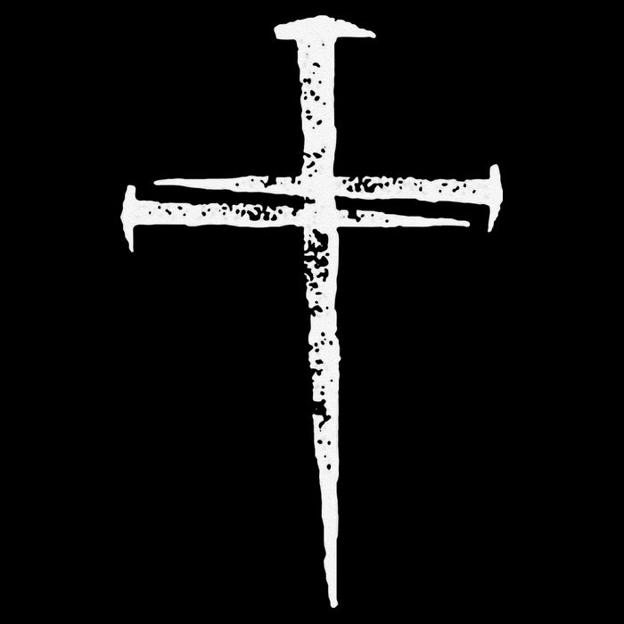 Jesus Cross Three Nails Christian Vintage Flat Bill Trucker Hat