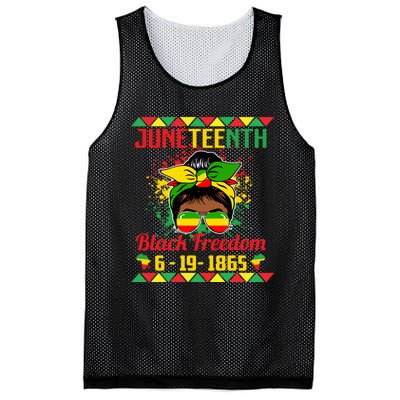 Juneteenth Celebrations Through Glasses Of Bold Black Women Mesh Reversible Basketball Jersey Tank