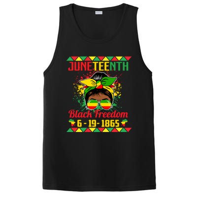 Juneteenth Celebrations Through Glasses Of Bold Black Women PosiCharge Competitor Tank