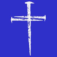 Jesus Cross Three Nails Christian Vintage Button