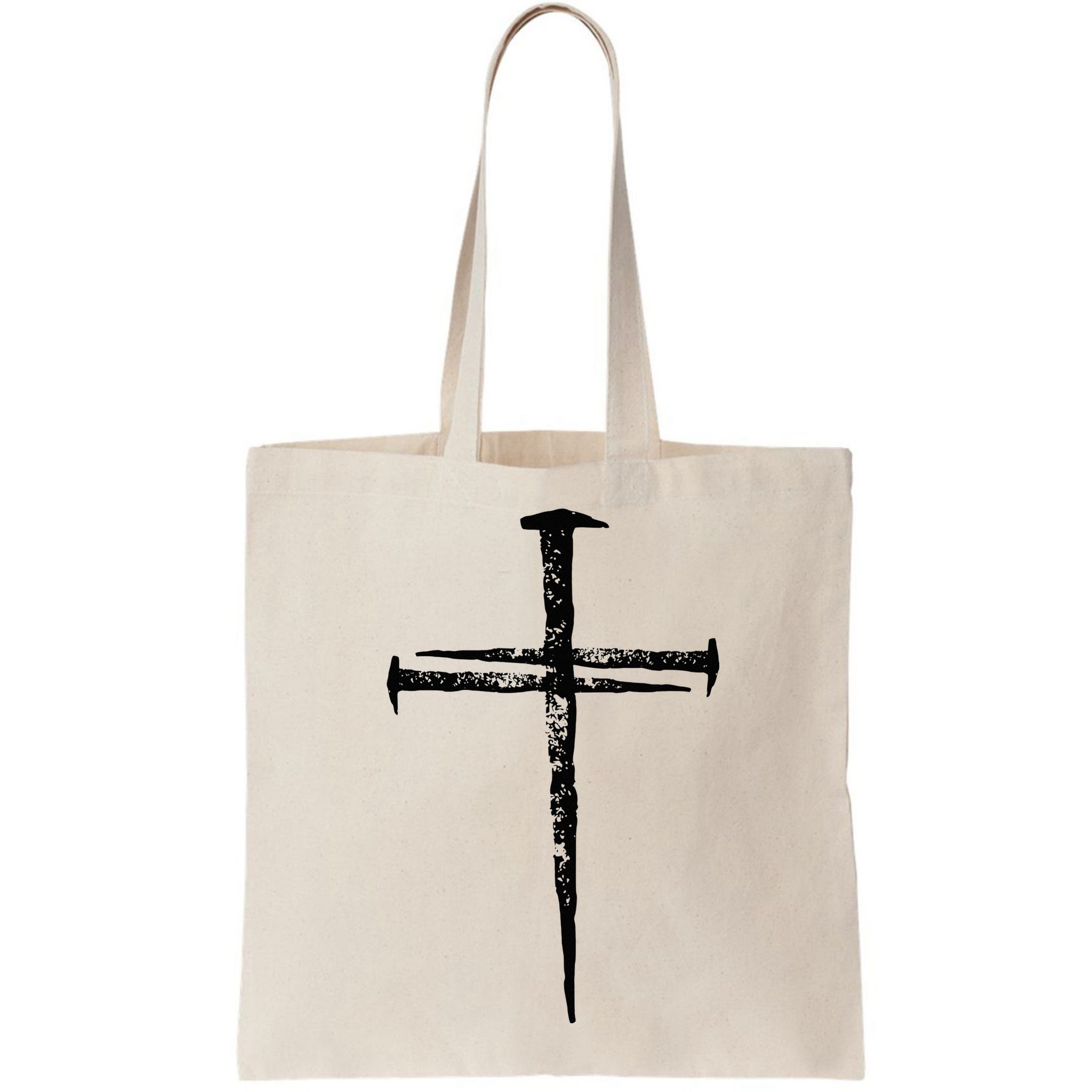 Jesus Cross Three Nails Christian Vintage Bag