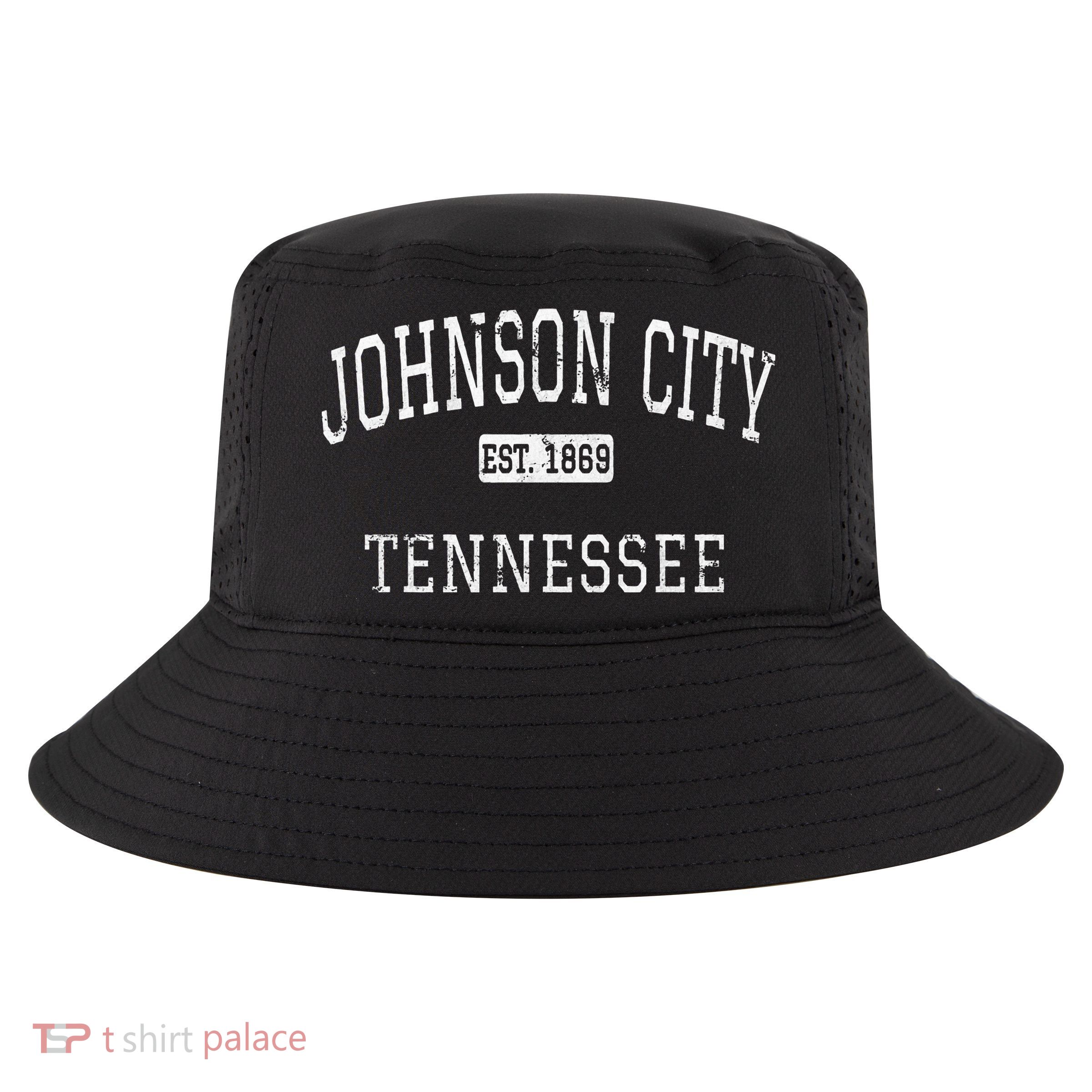 Johnson City Tennessee Tn Vintage Cool Comfort Performance Bucket Hat