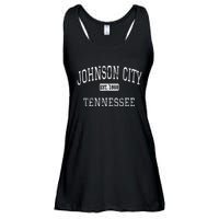 Johnson City Tennessee Tn Vintage Ladies Essential Flowy Tank