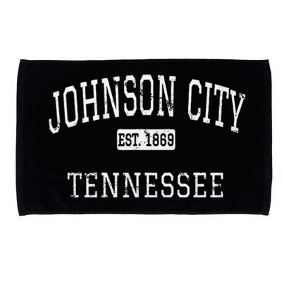 Johnson City Tennessee Tn Vintage Microfiber Hand Towel