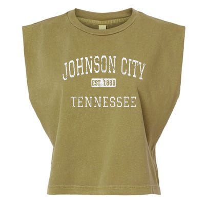 Johnson City Tennessee Tn Vintage Garment-Dyed Women's Muscle Tee