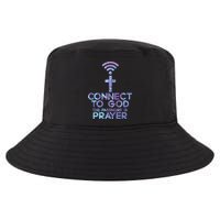 Jesus Christian Tee Connect To God The Password Is Prayer Cool Comfort Performance Bucket Hat