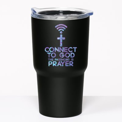 Jesus Christian Tee Connect To God The Password Is Prayer Tumbler