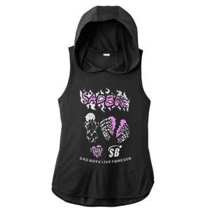 Junior Corridos Tumbados H Belicos Mexico Music Ladies PosiCharge Tri-Blend Wicking Draft Hoodie Tank