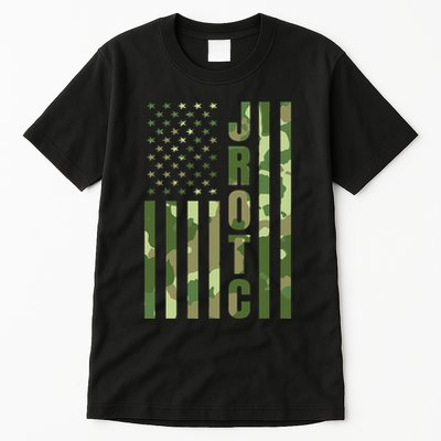 Jrotc Cadet United States Junior Rotc Camouflage Usa Flag Tall T-Shirt