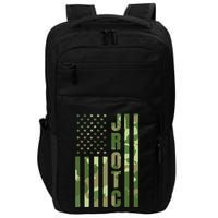 Jrotc Cadet United States Junior Rotc Camouflage Usa Flag Impact Tech Backpack