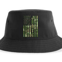 Jrotc Cadet United States Junior Rotc Camouflage Usa Flag Sustainable Bucket Hat