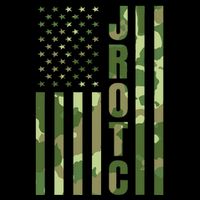 Jrotc Cadet United States Junior Rotc Camouflage Usa Flag Sustainable Bucket Hat