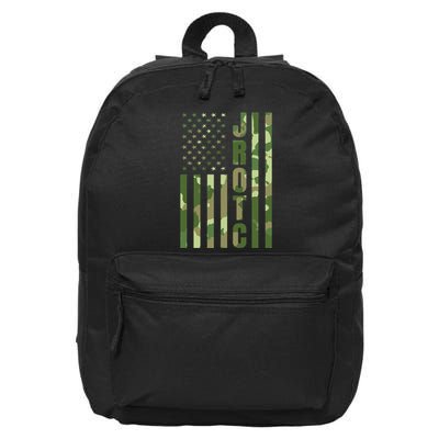 Jrotc Cadet United States Junior Rotc Camouflage Usa Flag 16 in Basic Backpack