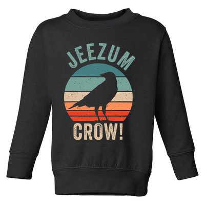 Jeezum Crow Vermont Raven Toddler Sweatshirt