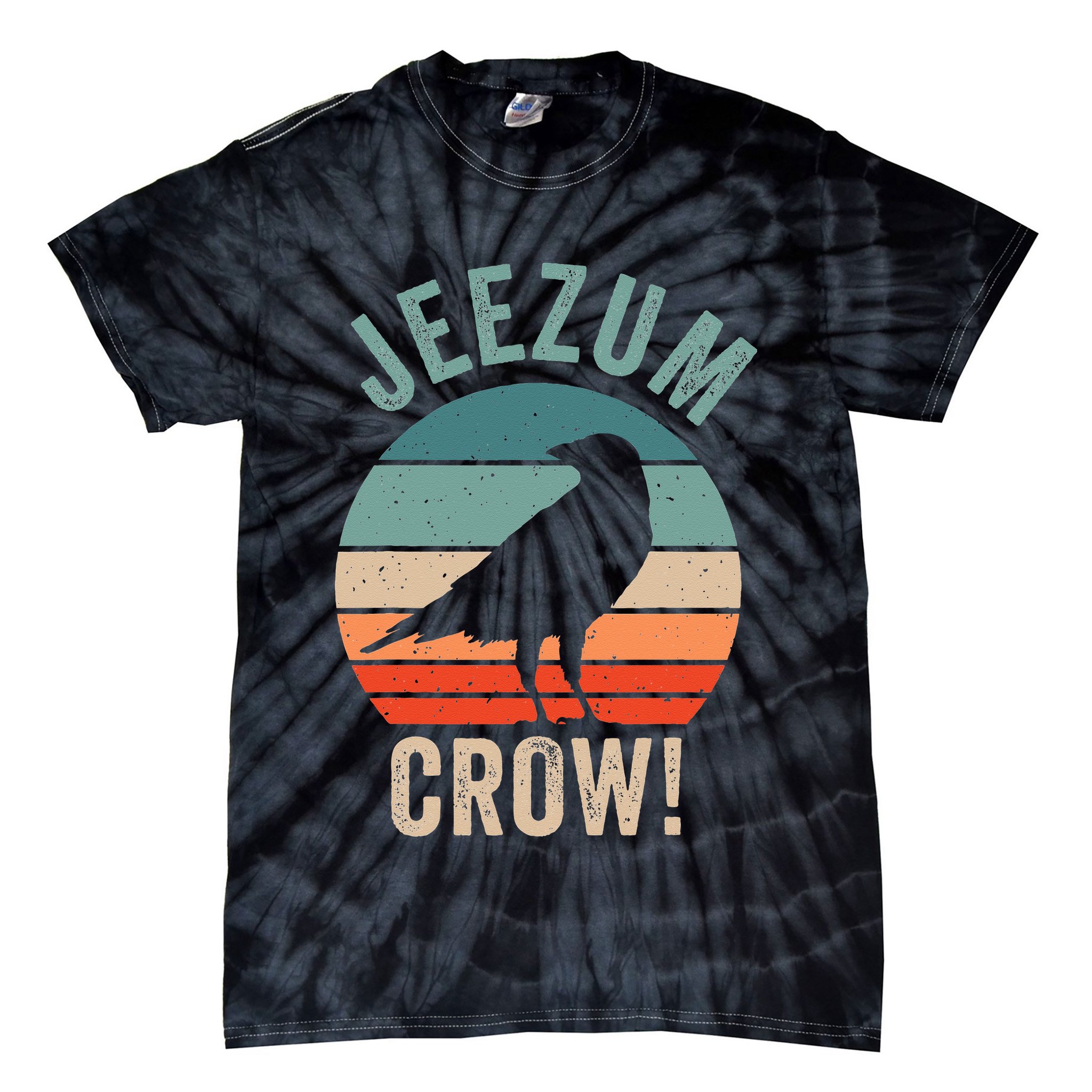 Jeezum Crow Vermont Raven Tie-Dye T-Shirt
