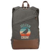 Jeezum Crow Vermont Raven Cotton Canvas Backpack