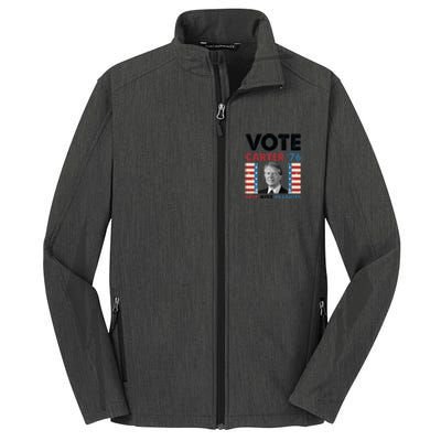 Jimmy Carter Vote Carter '76 Not Just Peanuts Core Soft Shell Jacket