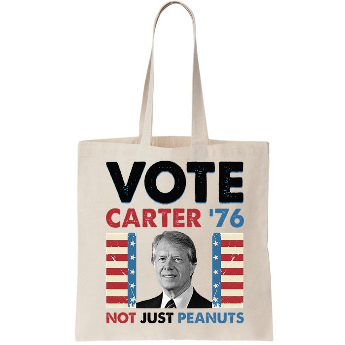 Jimmy Carter Vote Carter '76 Not Just Peanuts Bag