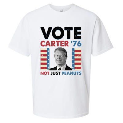 Jimmy Carter Vote Carter '76 Not Just Peanuts Sueded Cloud Jersey T-Shirt