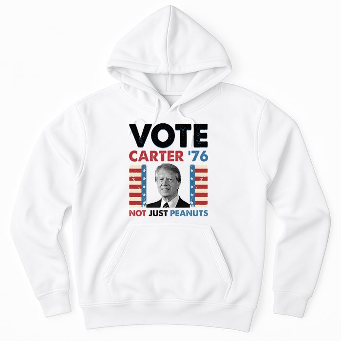 Jimmy Carter Vote Carter '76 Not Just Peanuts Hoodie