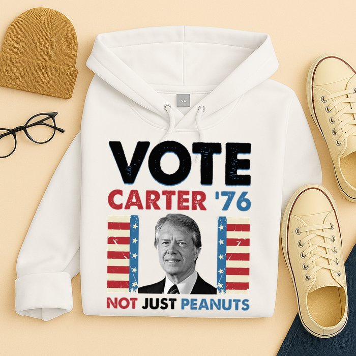 Jimmy Carter Vote Carter '76 Not Just Peanuts Hoodie