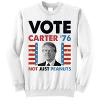 Jimmy Carter Vote Carter '76 Not Just Peanuts Sweatshirt