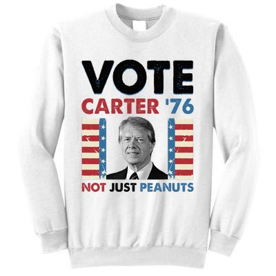 Jimmy Carter Vote Carter '76 Not Just Peanuts Sweatshirt