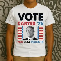 Jimmy Carter Vote Carter '76 Not Just Peanuts T-Shirt