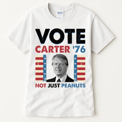 Jimmy Carter Vote Carter '76 Not Just Peanuts Tall T-Shirt