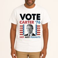 Jimmy Carter Vote Carter '76 Not Just Peanuts Tall T-Shirt