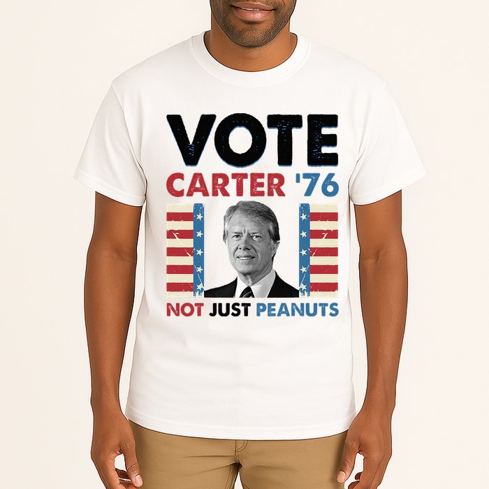 Jimmy Carter Vote Carter '76 Not Just Peanuts Tall T-Shirt