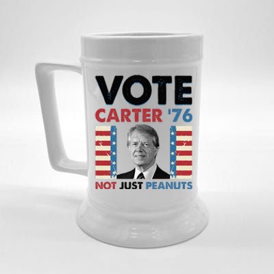 Jimmy Carter Vote Carter '76 Not Just Peanuts Beer Stein