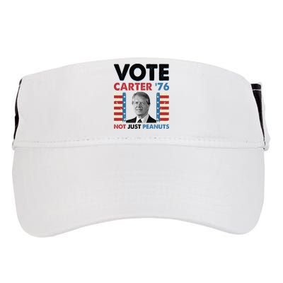 Jimmy Carter Vote Carter '76 Not Just Peanuts Adult Drive Performance Visor