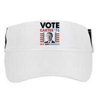 Jimmy Carter Vote Carter '76 Not Just Peanuts Adult Drive Performance Visor